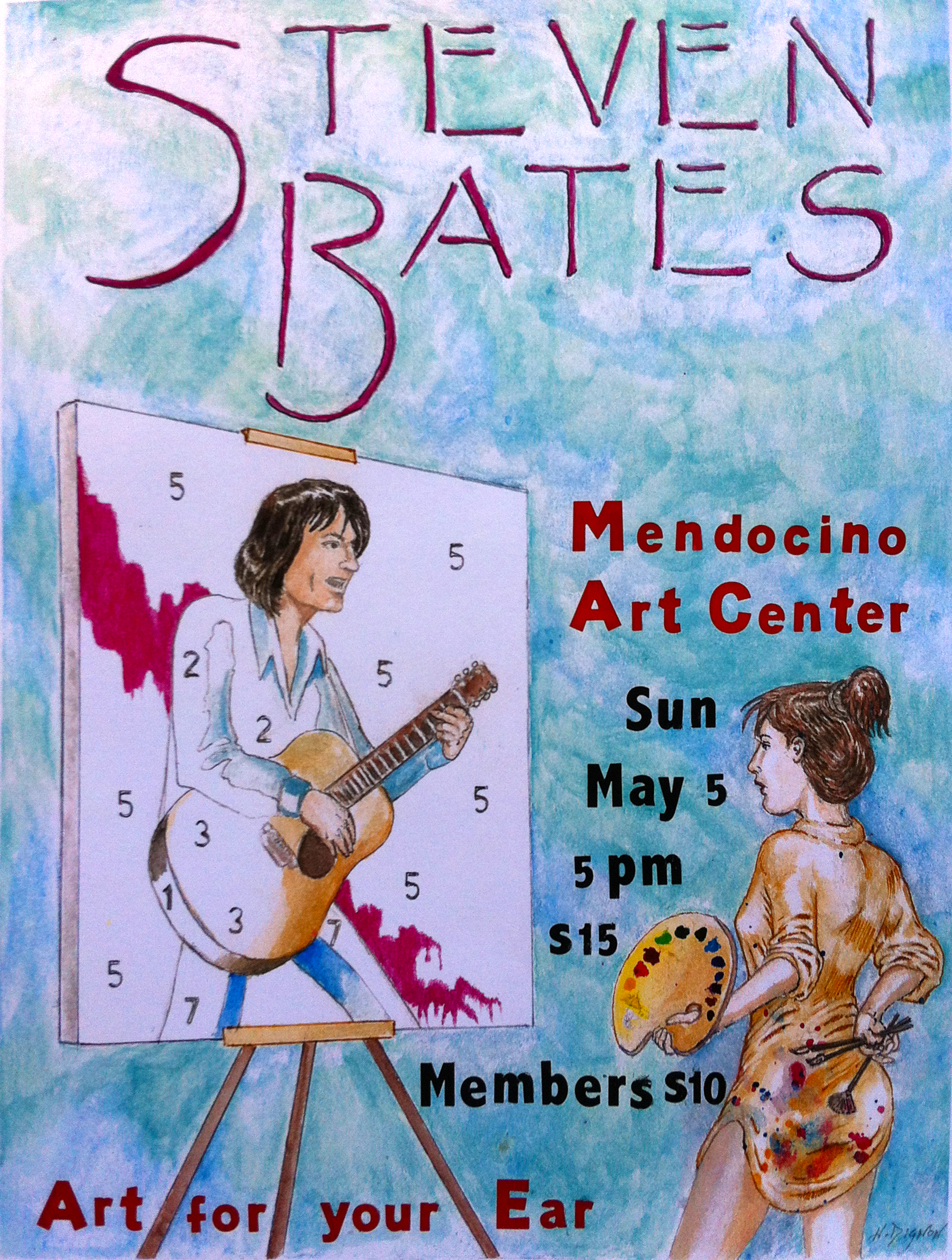 Mendocino Art Center Poster 5/5/13