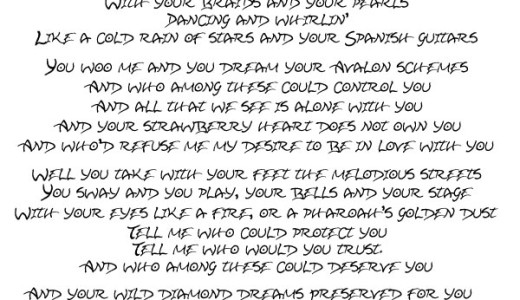 A Love Song lyrics from Play It Pretty For Atlantis